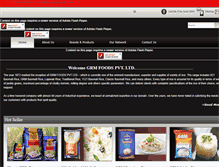 Tablet Screenshot of grmfoods.com